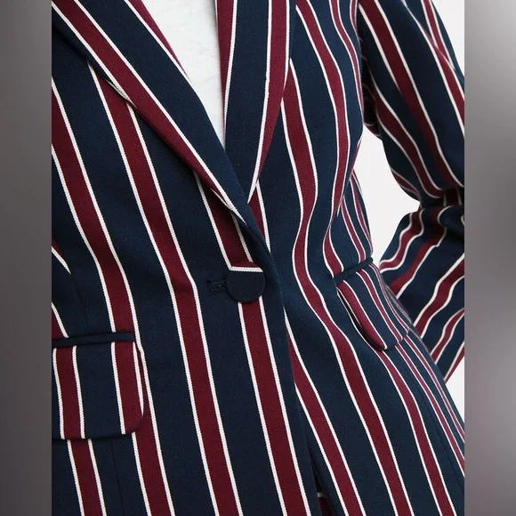FRAME Striped Blazer - 8 - Picture 7 of 14
